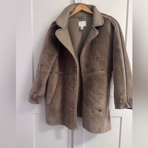 H&M Light Taupe Jacket with Branded Label